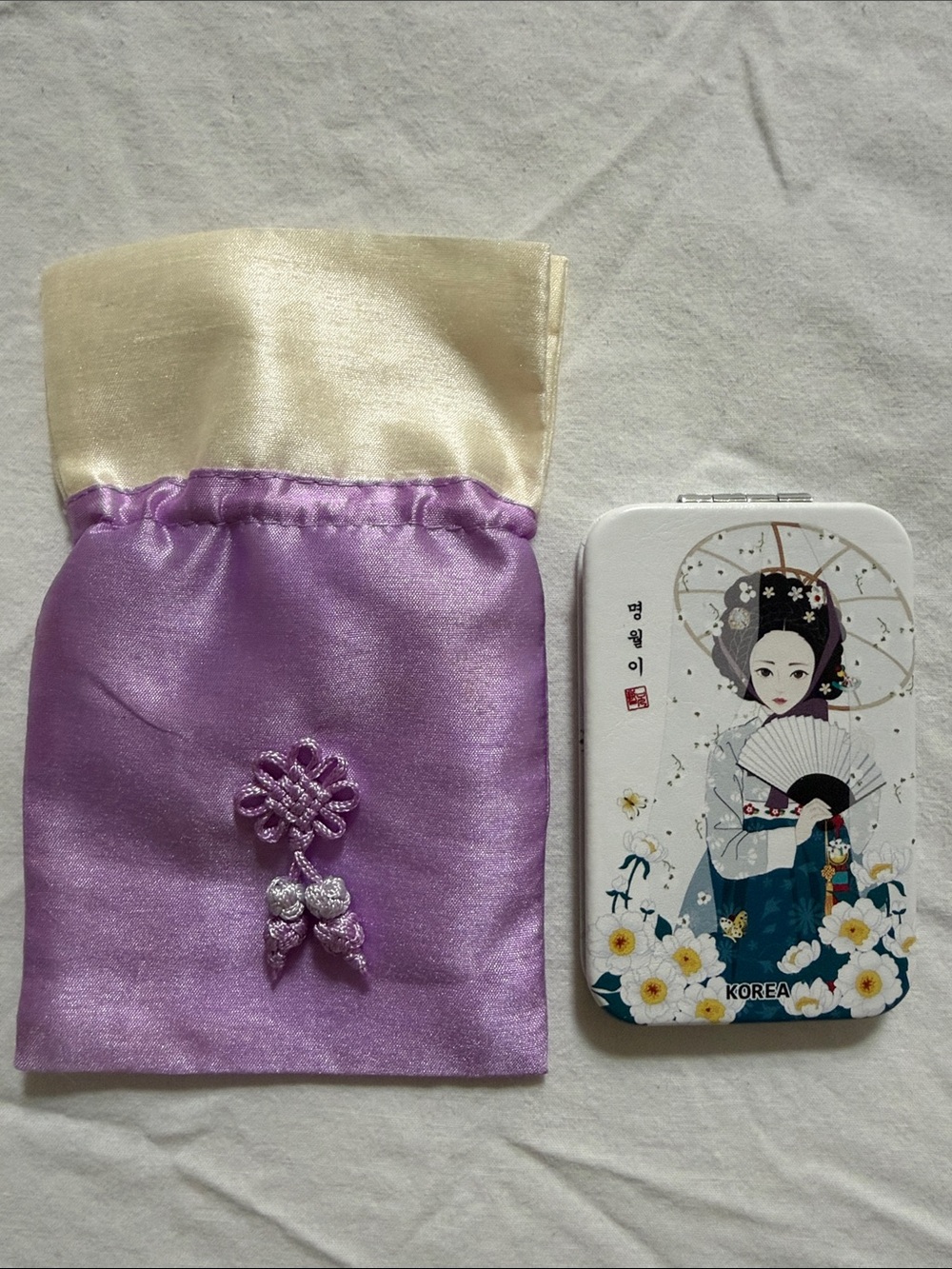 Compact Mirror with carrying bag